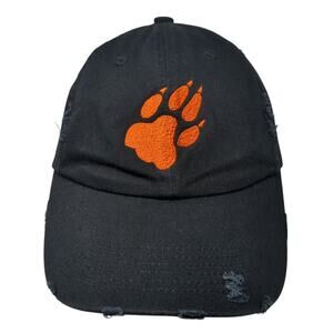 Paw Logo Slideback Baseball Hat Black One Size Adjustable District
